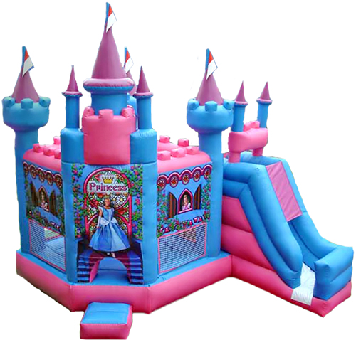 Princess Bouncy House Slide